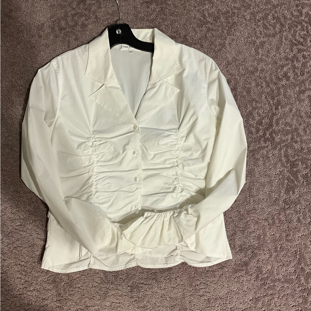 Anne Fontaine White Blouse